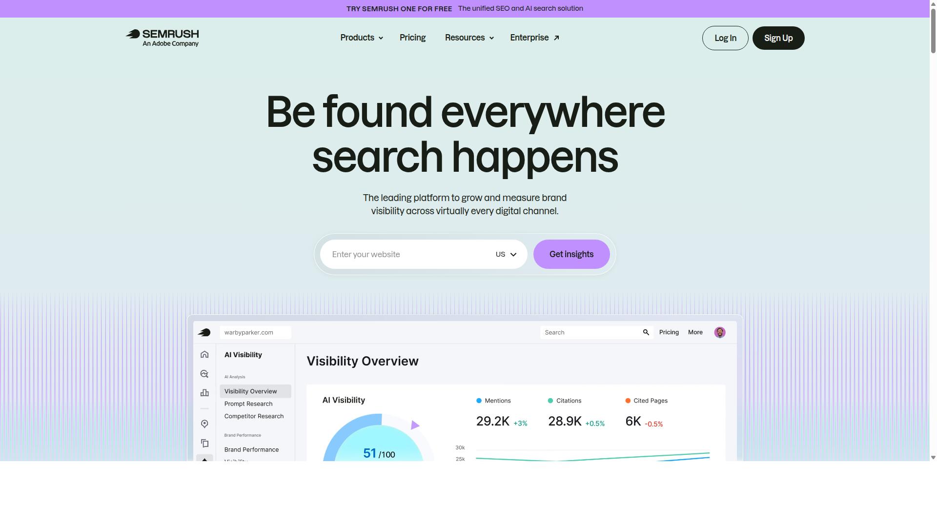 Semrush Writing Assistant website